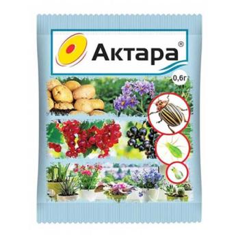 Ампула Актара 0,6 гр *200 шт /колор.жук, белокрылка,