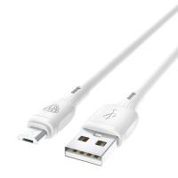 Кабель для зарядки  Микро USB*USB, 1м, 3А,18Вт*931626  белый_3