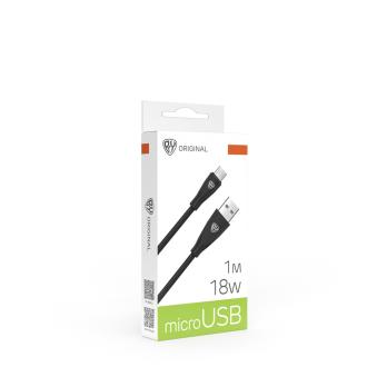 Кабель для зарядки  Микро USB*USB,1м ,3А,18Вт*931627