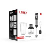 Блендер 269-050 Leben погруж. 1500Вт 2ск. чопп. стакан черн_1