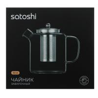 Чайник заварочный 1100 мл стекло 850293 SATOHI_6