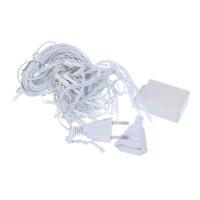 Гирлянда бахрома  2,5х0,35х0,75м, электр 80LED*382090  8реж_1