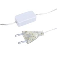 Гирлянда бахрома  3х0,5х0,7м, электр  89LED*382041 шампань, пост св_3