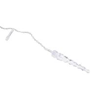 Гирлянда бахрома  с сосульками, электр80 LED*382088 пост. св., шампань_2