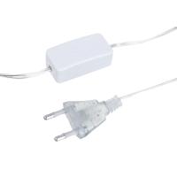 Гирлянда бахрома  с сосульками, электр80 LED*382088 пост. св., шампань_3