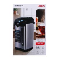 Термопот-чайник 291-952 Leben электр. 3,8 л. 750Вт черн.ручн.и электронасос._12