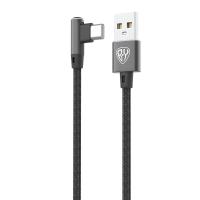 Кабель для зарядки Type-C, USB,1м, 3А,36Вт*931611  черн_2
