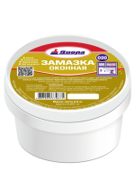 Замазка  оконная 0,8 кг. Диола белая/30 шт