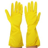Перчатки резиновые Ветта желтые М 447005_1