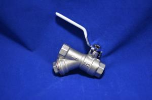 Кран шаровый с фильтром 1/2 латунь /10*