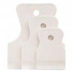 Набор шпателей 40-60-80 мм 3шт белая резина 85803 Сибертех